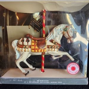 Kurt Adler Horse Carnival Ornament Vintage Carasol Replica Smithsonian 1999